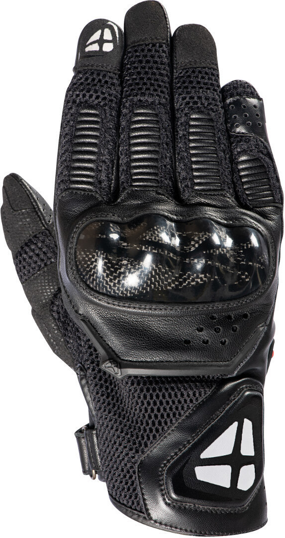 Ixon RS4 Air Motorcycle Gloves, black-white, Size S, black-white, Size S
