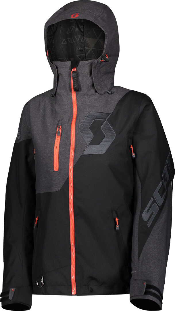 Scott Move Dryo Ladies Snowmobile Jacket, black-grey, Size XS for Women, black-grey, Size XS for Women