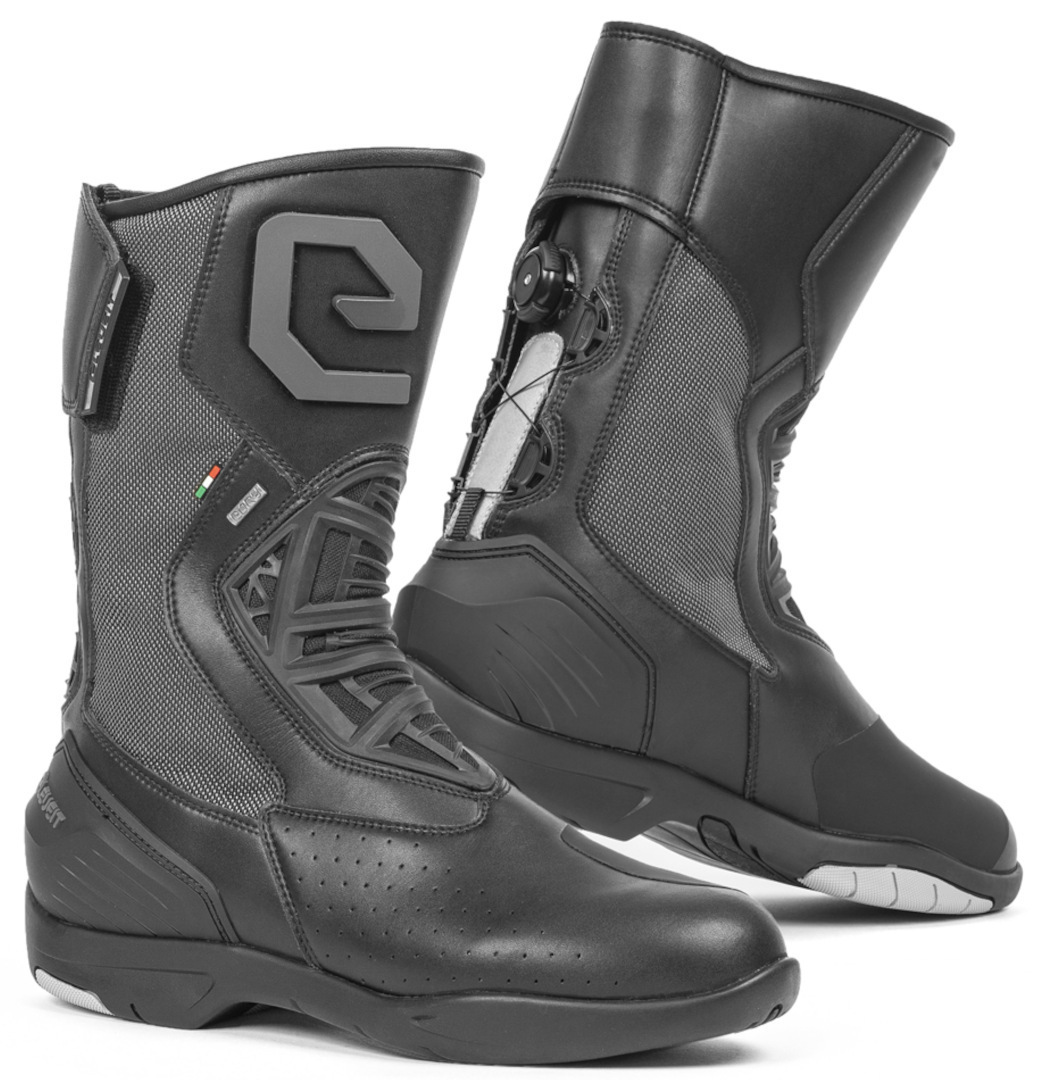 Eleveit Metamorphosis WP Motorcycle Boots, black, Size 44, black, Size 44