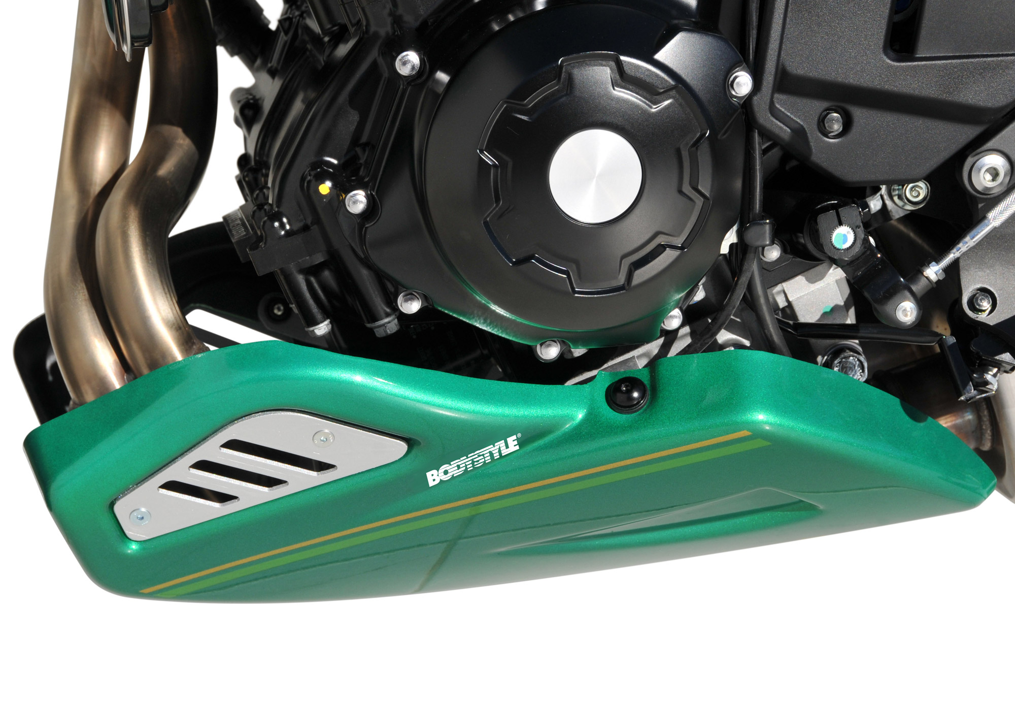 BODYSTYLE belly pan ABS plastiques vert