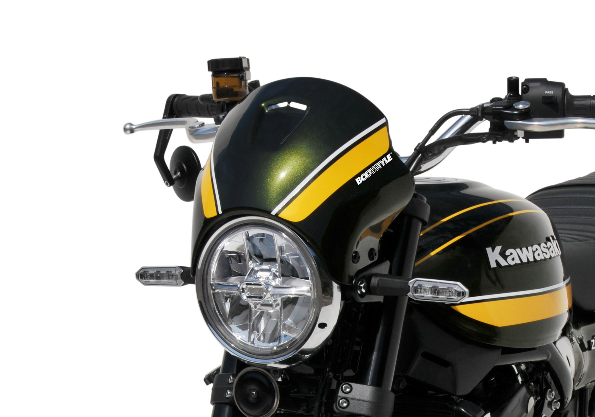 BodySTYLE couvre-phare ABS plastiques bleu
