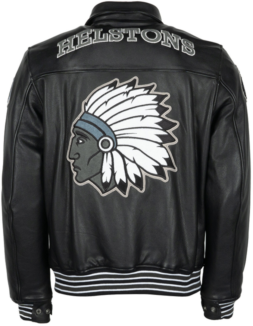 Chaqueta de cuero para moto Helstons Cheyenne - Imagen 8 de 9