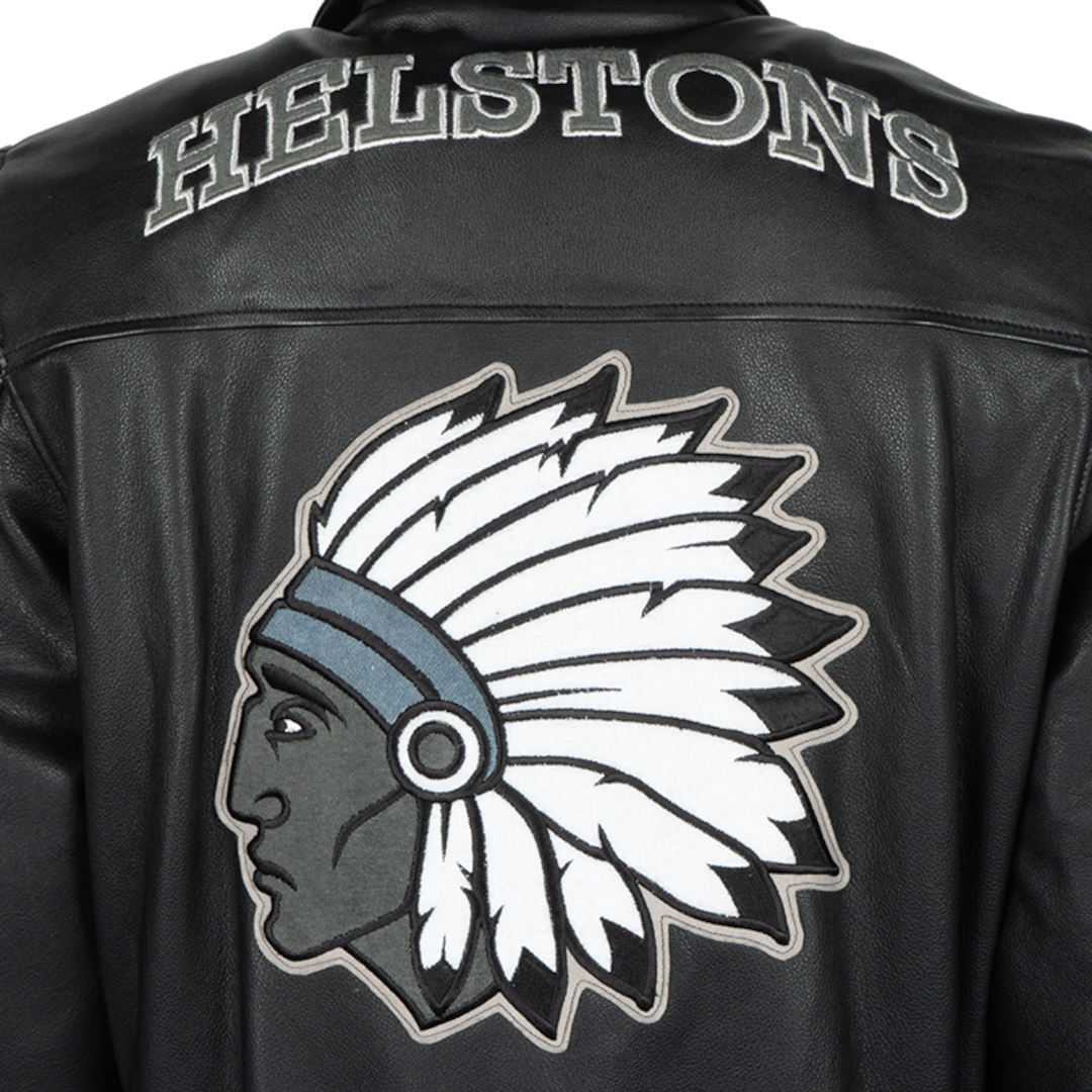 Chaqueta de cuero para moto Helstons Cheyenne - Imagen 7 de 9