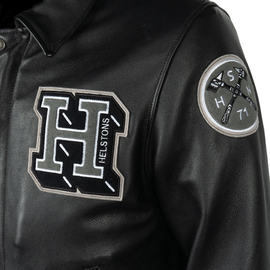 Chaqueta de cuero para moto Helstons Cheyenne - Imagen 5 de 9