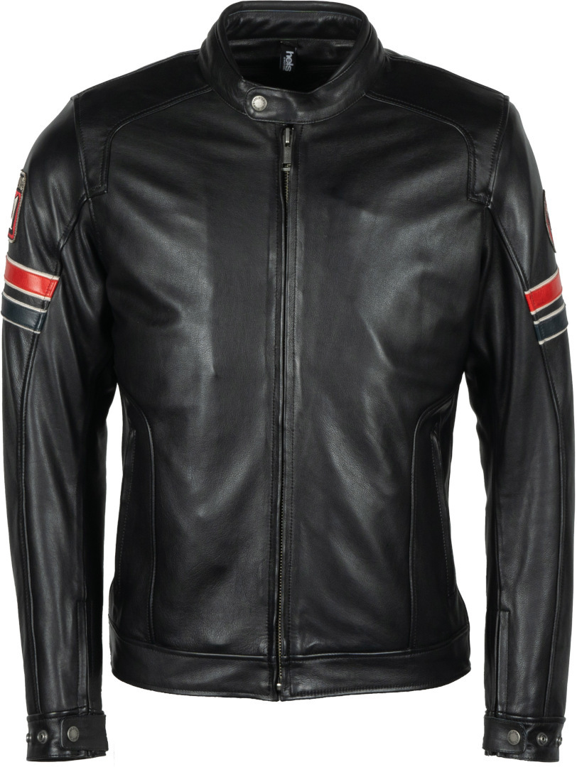 Helstons Elron Motorcycle Leather Jacket, black, Size S, black, Size S