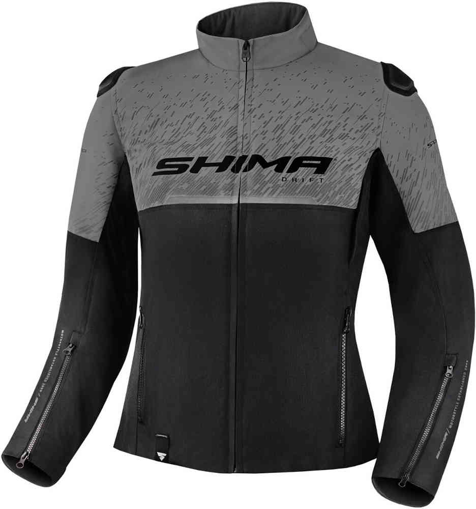 SHIMA Drift Женская мотоциклетная текстильная куртка Черный/Серый 3XL 