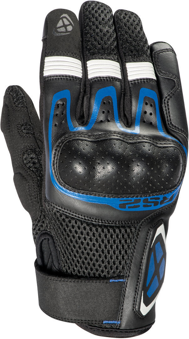 Ixon RS2 Motorcycle Gloves, black-white-blue, Size S, black-white-blue, Size S