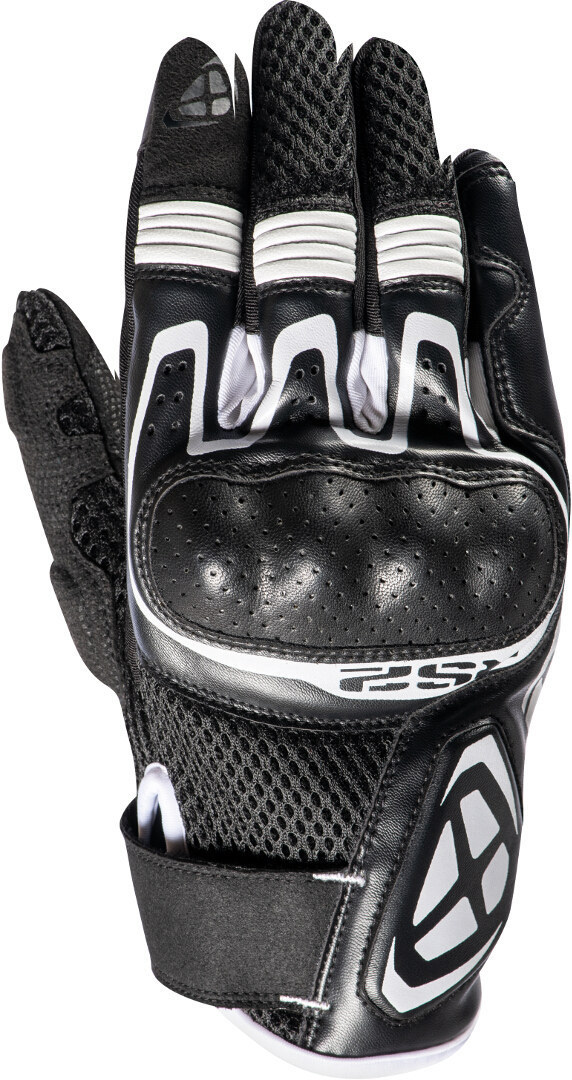 Ixon RS2 Motorcycle Gloves, black-white, Size S, black-white, Size S