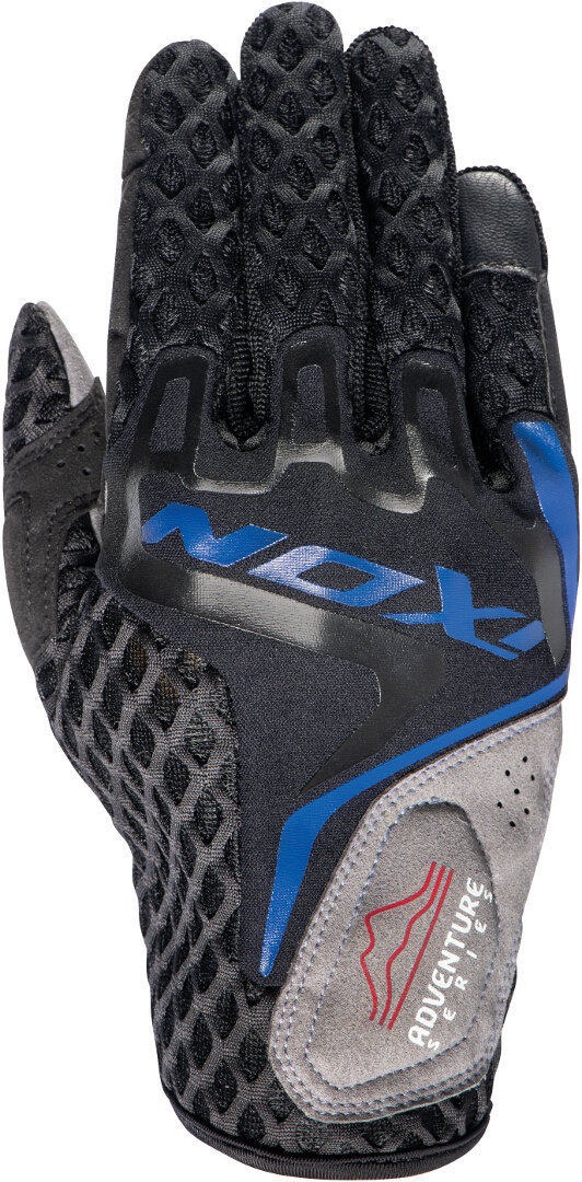 Ixon Dirt Air Motorcycle Gloves, black-grey-blue, Size 3XL, black-grey-blue, Size 3XL