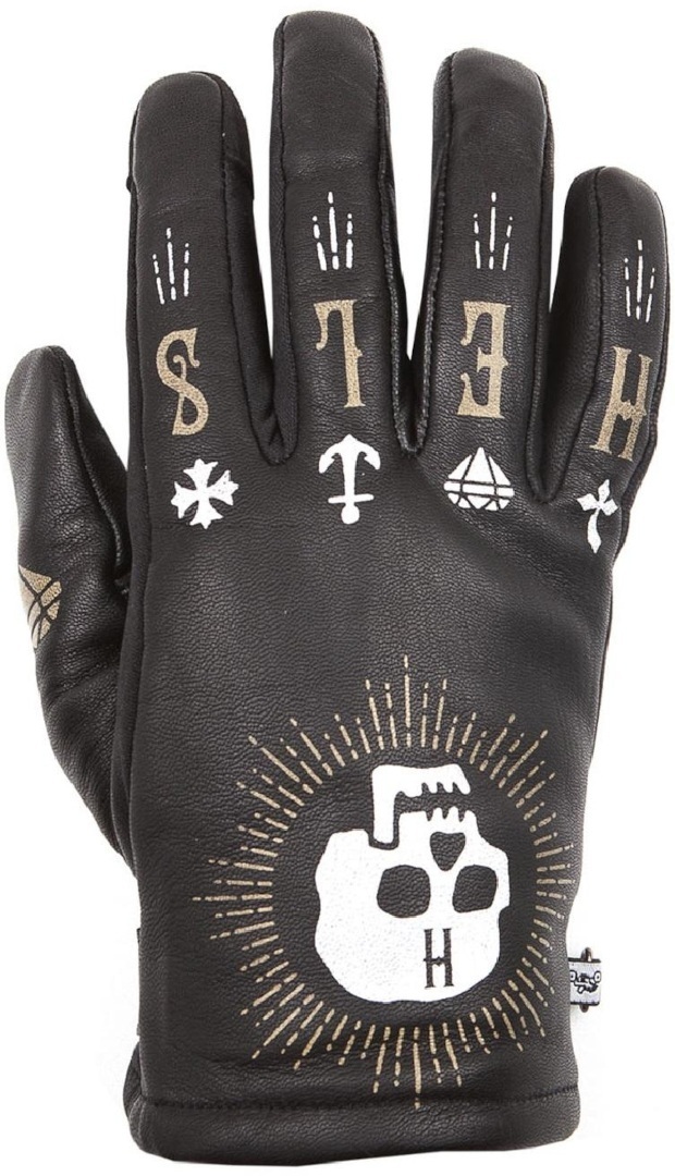 Helstons Kustom Winter Motorcycle Gloves, black, Size XL, black, Size XL