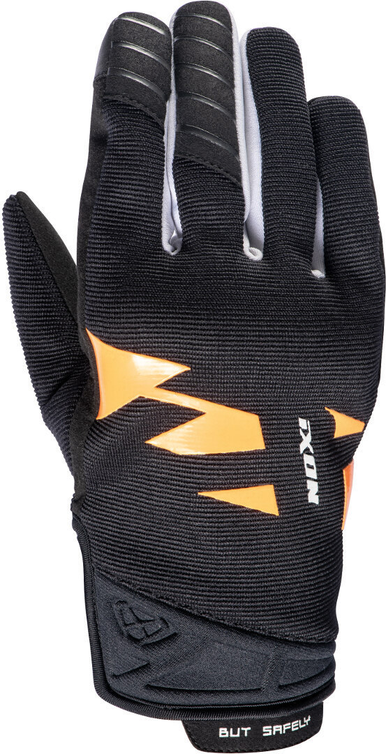 Ixon MS Fever Motorcycle Gloves, black-white-orange, Size S, black-white-orange, Size S