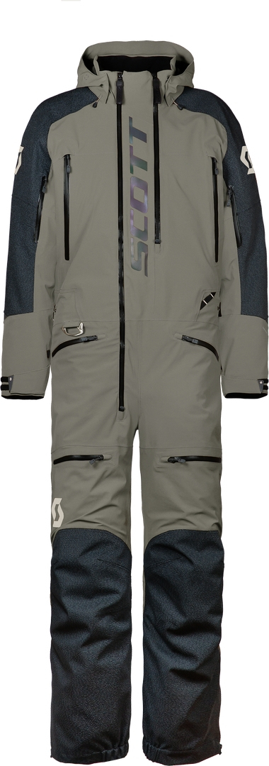 Scott Ds Flex Dryo One Piece Snöskoterdräkt i ett stycke, grå,  S för män