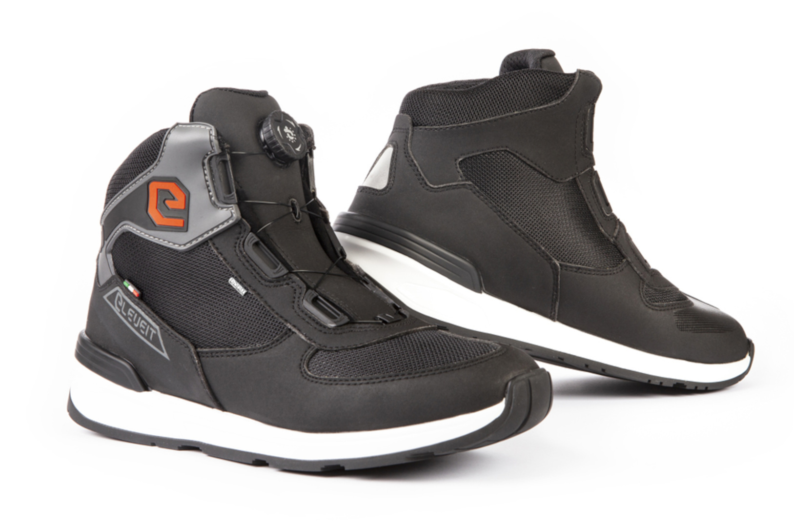 Eleveit Tank WP Motorcycle Shoes, black-orange, Size 42, black-orange, Size 42