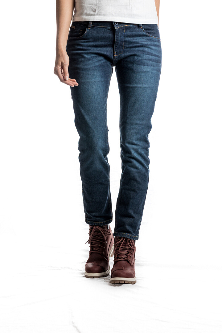 Ixon Billie Ladies Motorcycle Jeans, blue, Size 26 for Women, blue, Size 26 for Women