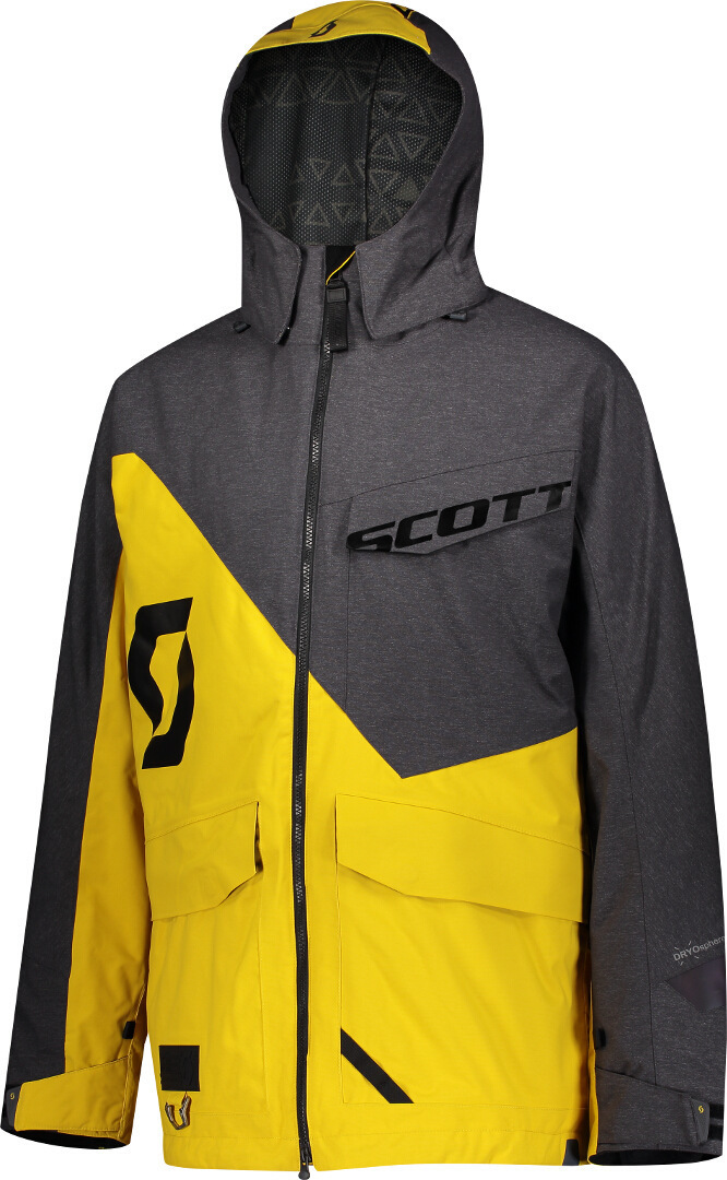 Scott XT Shell Dryo Jacket, grey-yellow, Size S, grey-yellow, Size S