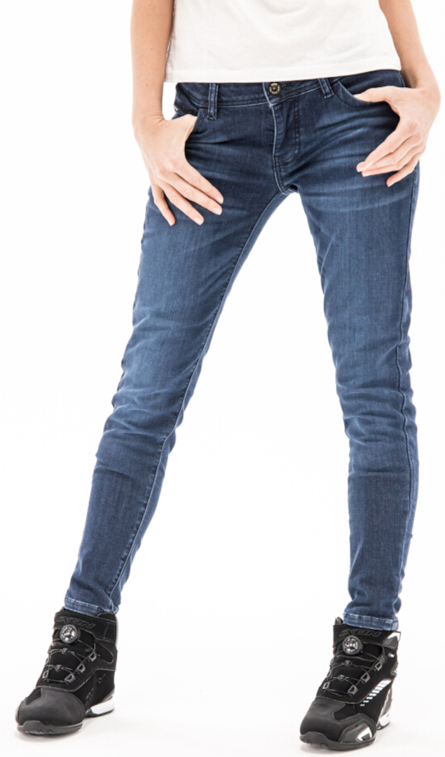 Ixon Judy Dames Motorfiets Jeans, blauw, afmeting XL voor vrouw