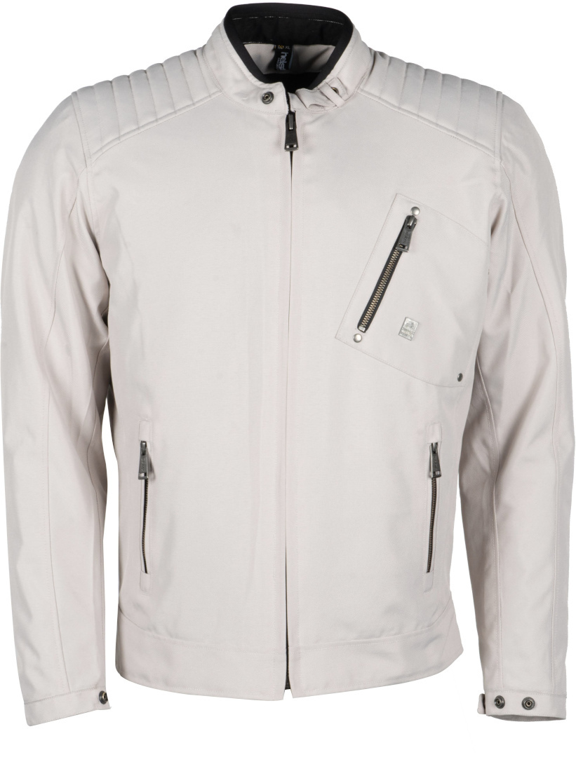Helstons Colt Motorfiets textiel jas, zilver, afmeting M