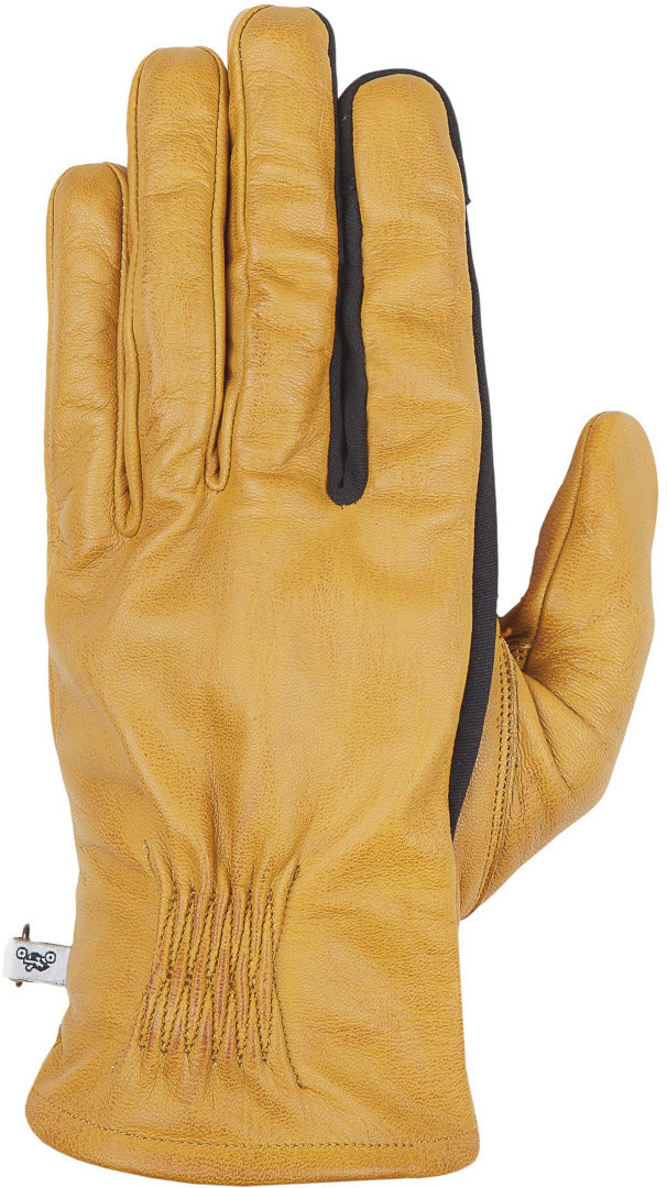 Helstons Desert Summer Motorcycle Gloves, black-gold, Size M L, black-gold, Size M L