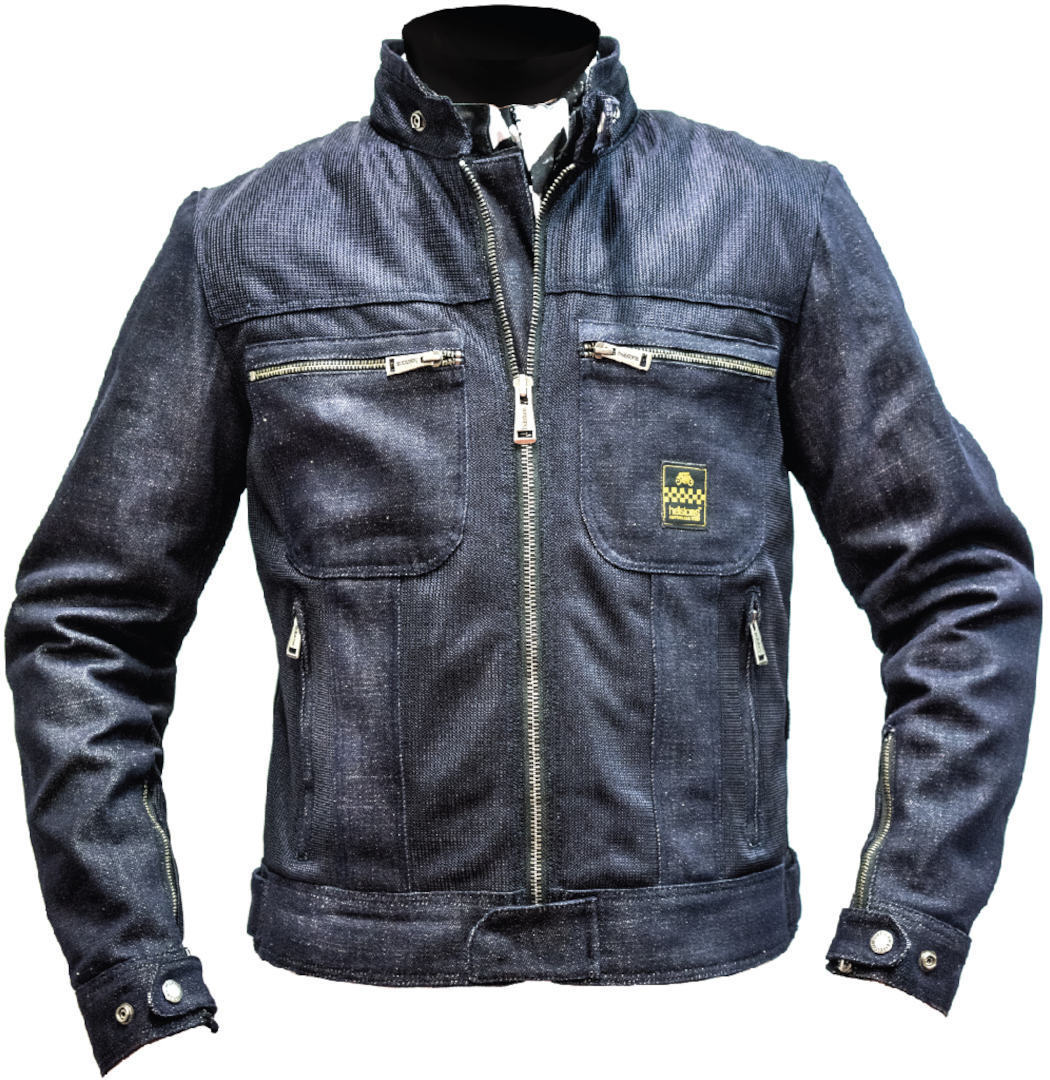 Helstons Genesis Air Motorcycle Textile Jacket, blue, Size S, blue, Size S
