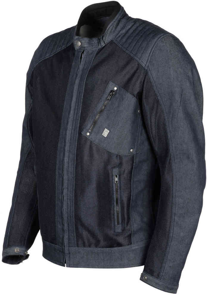 Helstons Colt Air Denim Motorcykel Textil Jacka