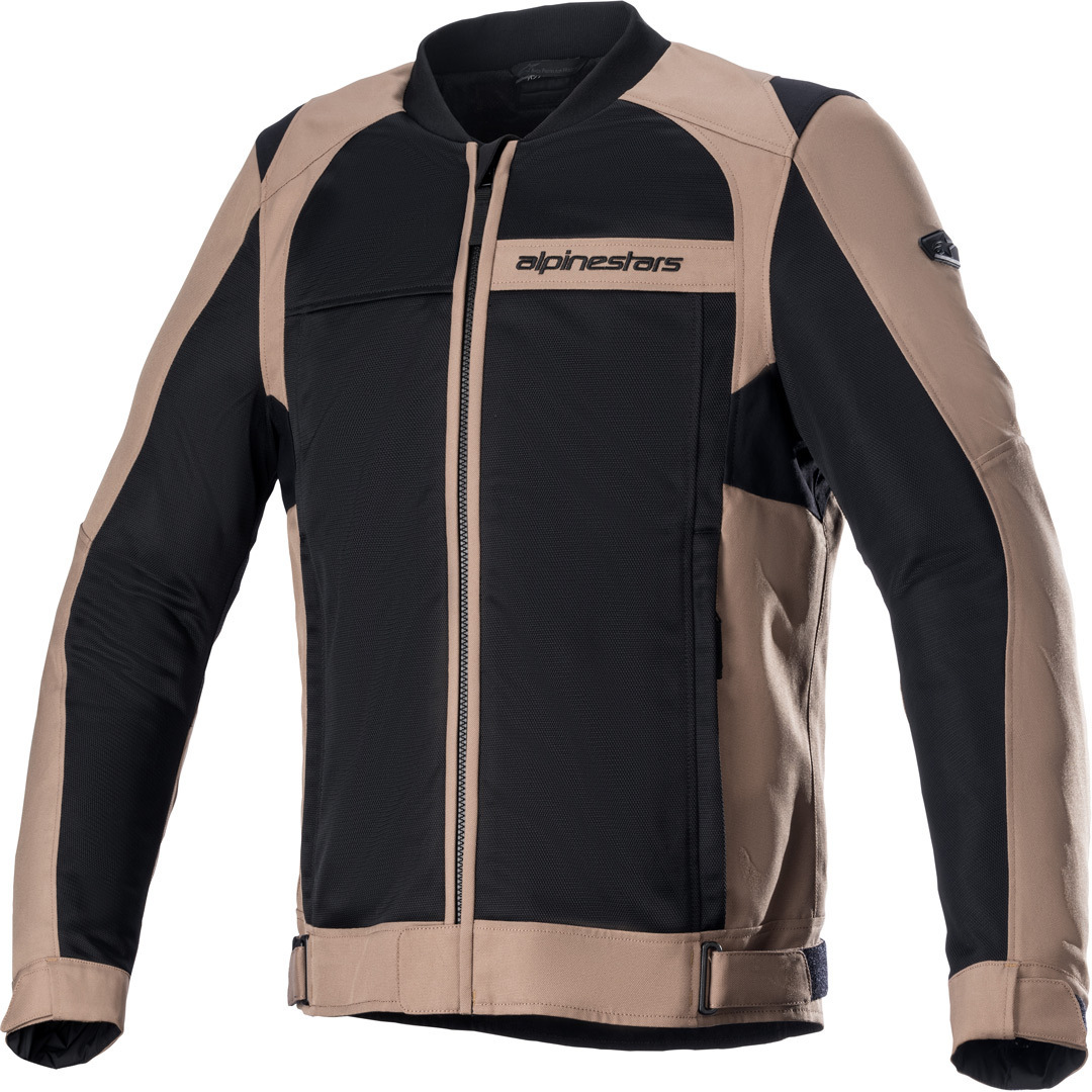 Alpinestars Luc V2 Air Motorfiets textiel jas, zwart-bruin, afmeting M
