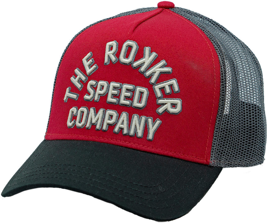 Rokker Speed Trukker Cap, red, red, Size One Size