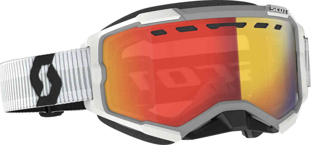 Scott Fury Light Sensitive Weiß/Schwarze Ski Brille