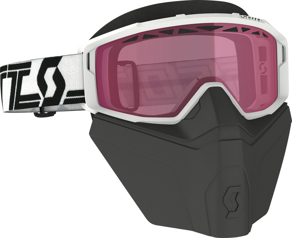 Scott Primal Safari Facemask Ulleres de neu en blanc i negre