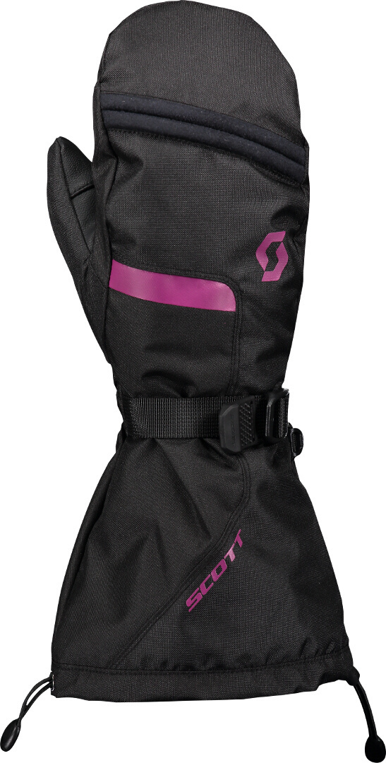 Scott Roop Snowmobile Mittens, black-pink, Size XS, black-pink, Size XS