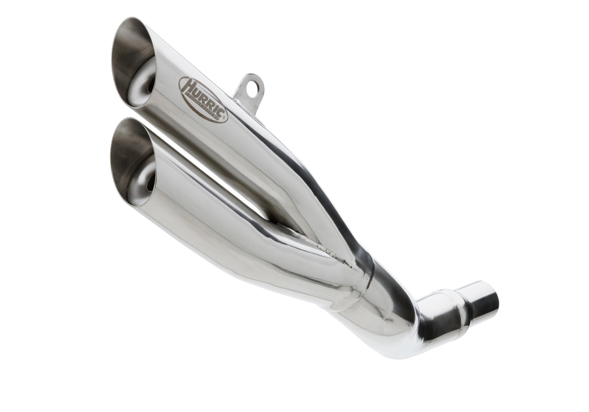 HURRIC Pro 2 acier inoxydable poli haute brillance argent