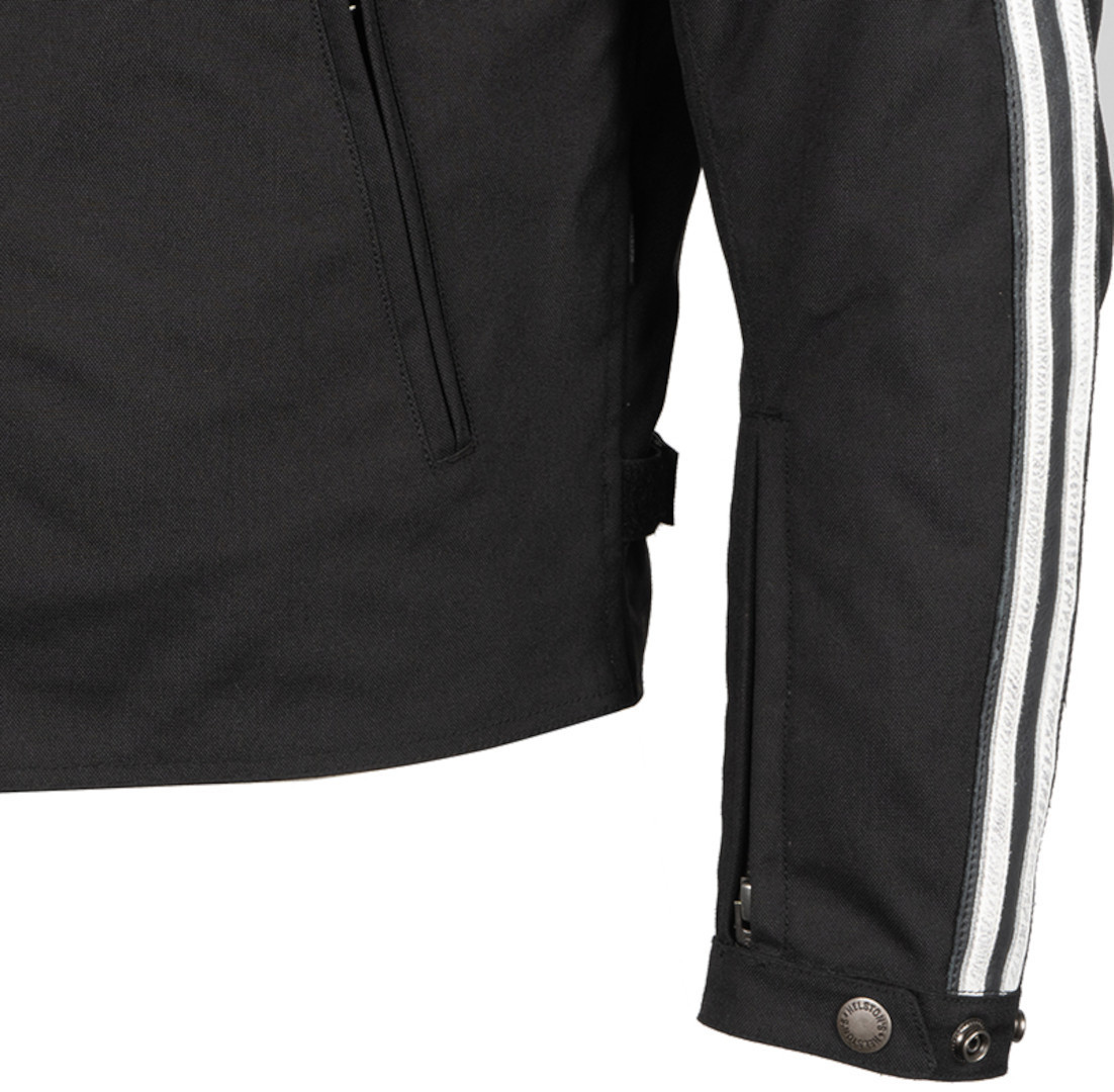 Side view of Helstons Ace Motorcycle Textile Jacket, black, Size L for Men
