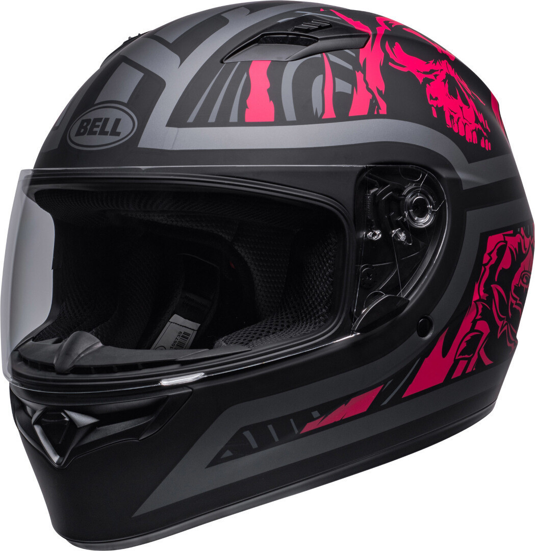 Bell Qualifier Rebel Hjälm, svart-rosa, storlek L