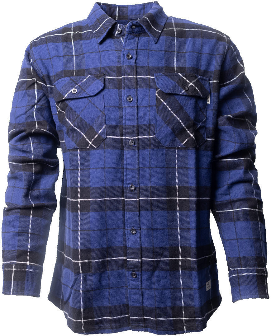 Vintage Industries Sem Flannel Рубашка синий 3XL 