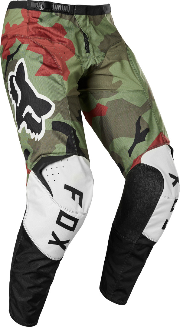 Fox 180 Bnkr Motocross Pants, Green-Multicolored, Size 28 For Men-image