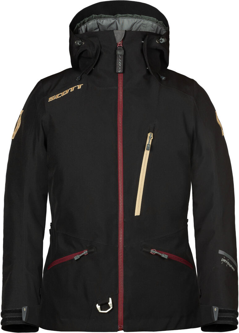 Scott Intake Dryo Ladies Snowmobile Jacket, black, Size XS for Women, black, Size XS for Women