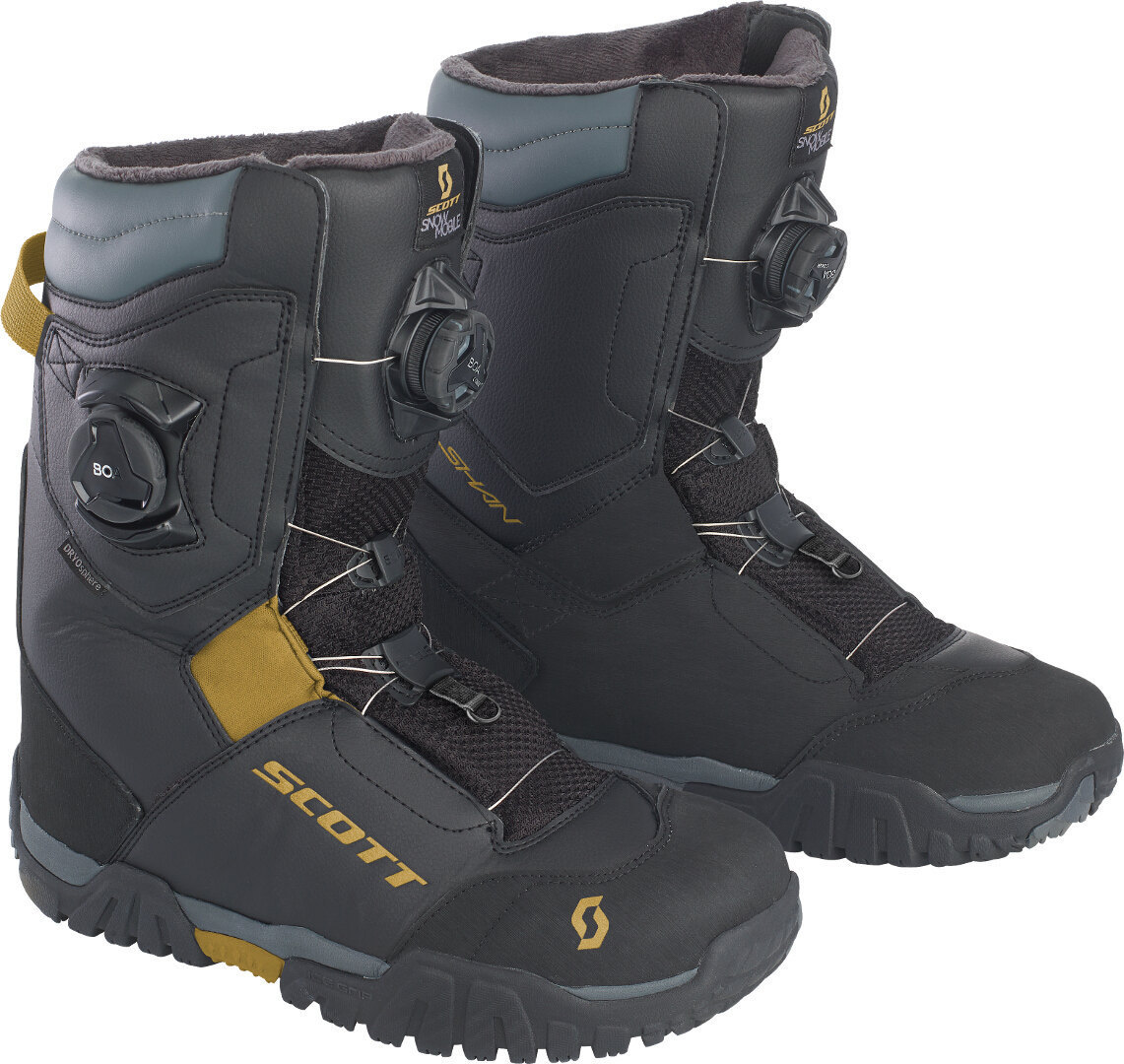 Scott Kulshan SMB Snowmobile Boots, black-brown, Size 36, black-brown, Size 36
