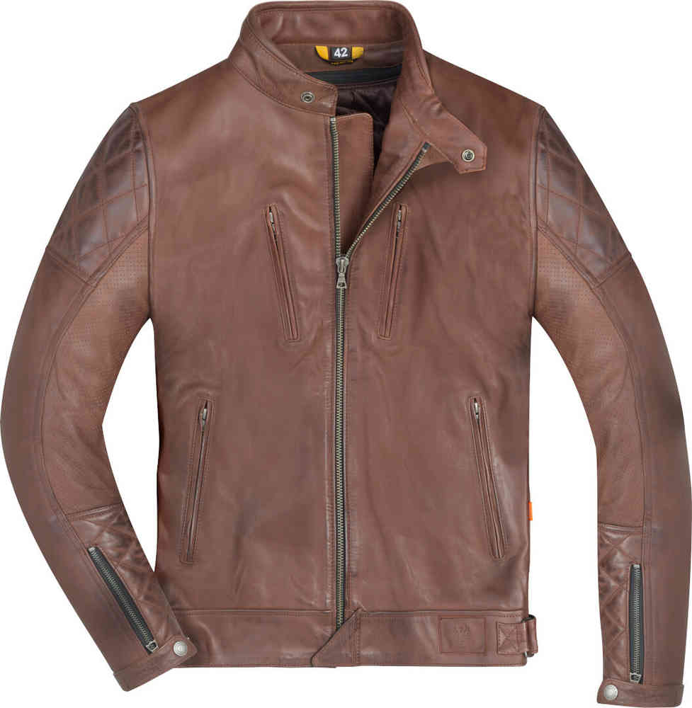 Merlin Wishaw D3O Chaqueta de cuero para motocicleta