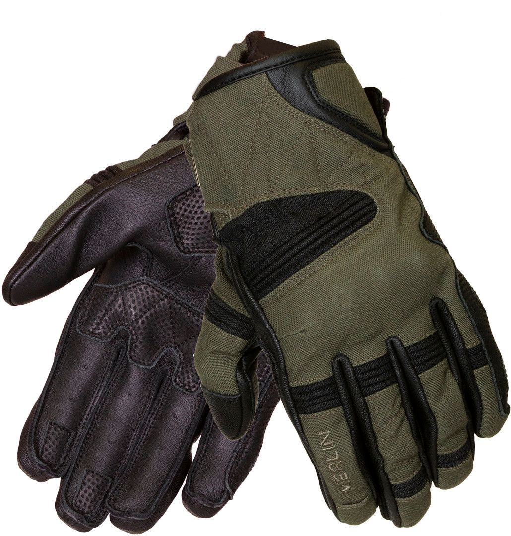Merlin Mahala Raid D3O Motorcycle Gloves, green, Size S, green, Size S