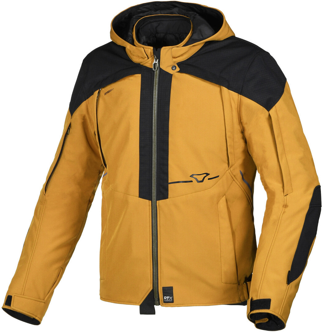 Macna Territor Waterproof Motorcycle Textile Jacket, beige, Size S, beige, Size S