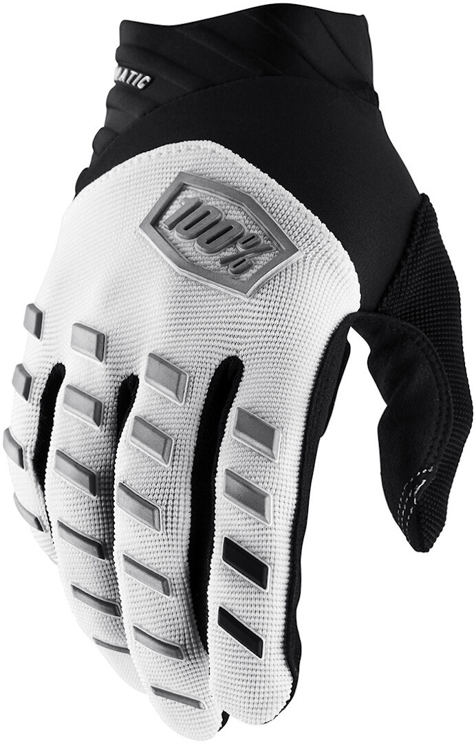 100% Airmatic Bicycle Gloves, black-white, Size XL, black-white, Size XL