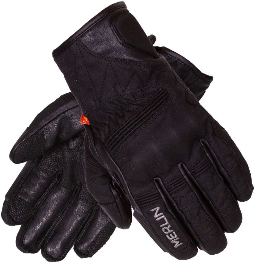 Merlin Mahala WP Explorer D3O Motorcycle Gloves, black, Size S, black, Size S