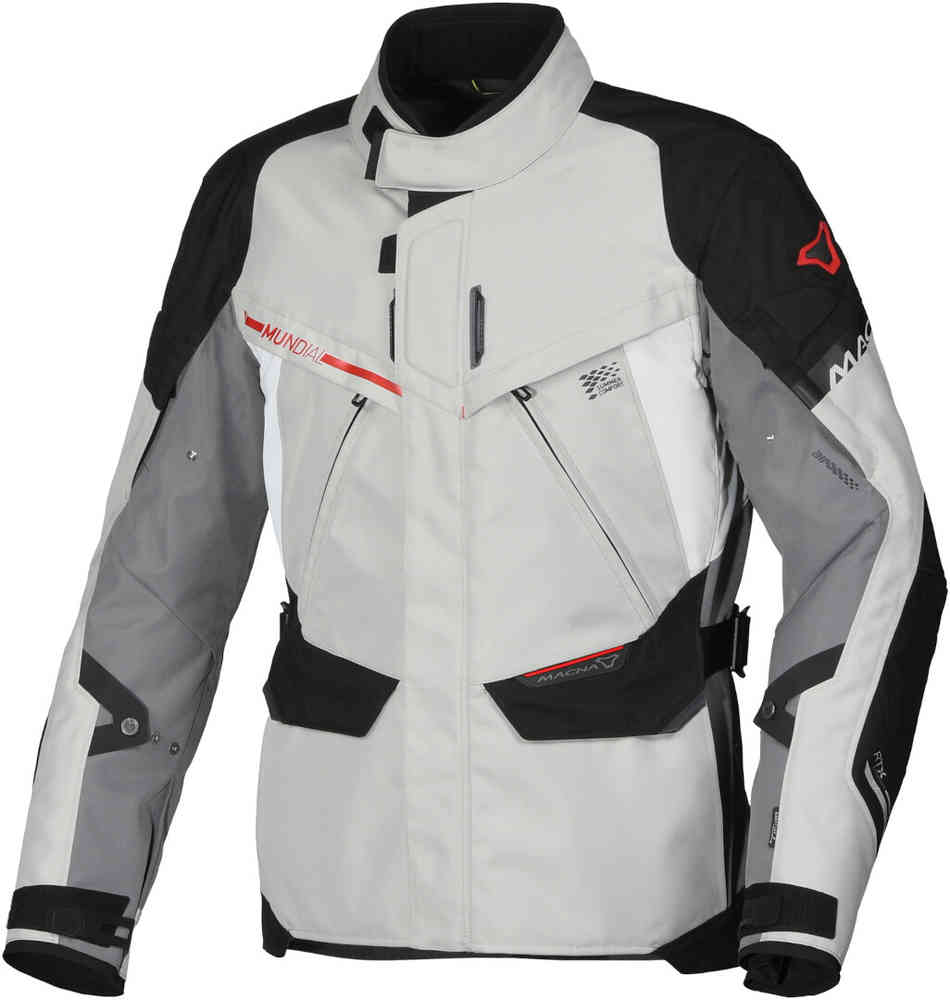 Macna Mundial chaqueta textil impermeable para motocicletas