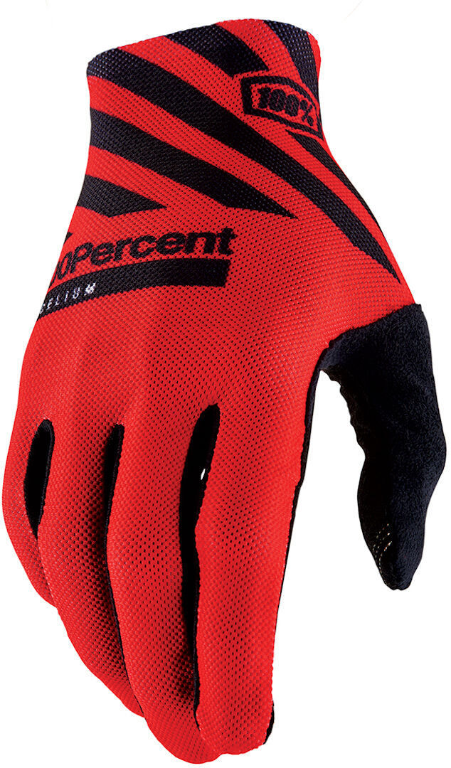 100% Celium Bicycle Gloves, black-red, Size S, black-red, Size S