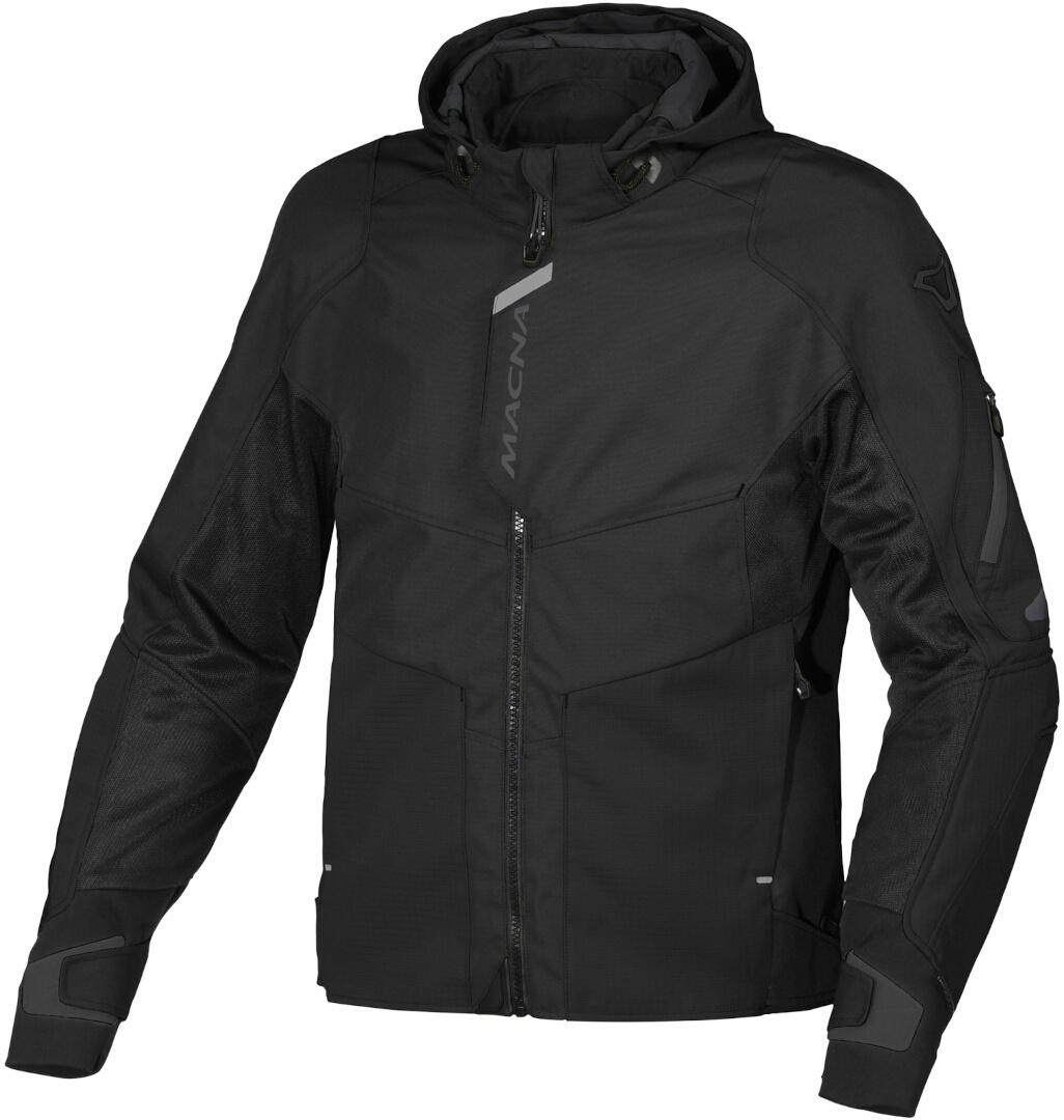 Macna Beacon Waterproof Motorcycle Textile Jacket, black, Size S, black, Size S