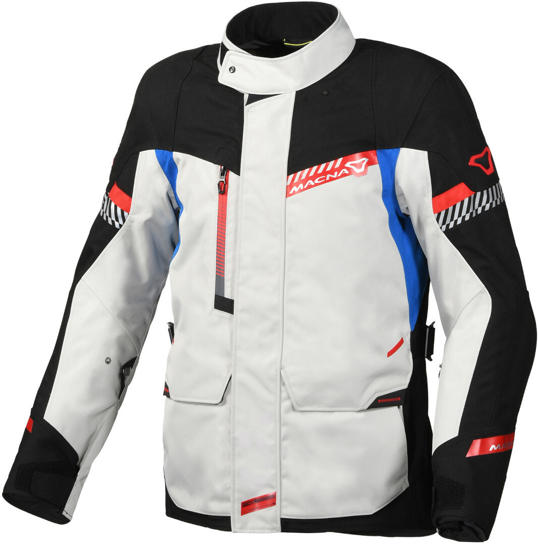 Macna Aspire Waterproof Motorcycle Textile Jacket, black-grey, Size S, black-grey, Size S