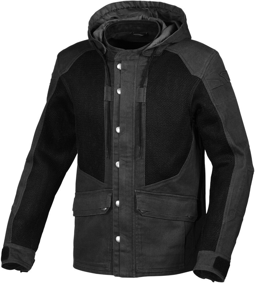 Macna Airstrike Motorcycle Textile Jacket, black, Size XS, black, Size XS