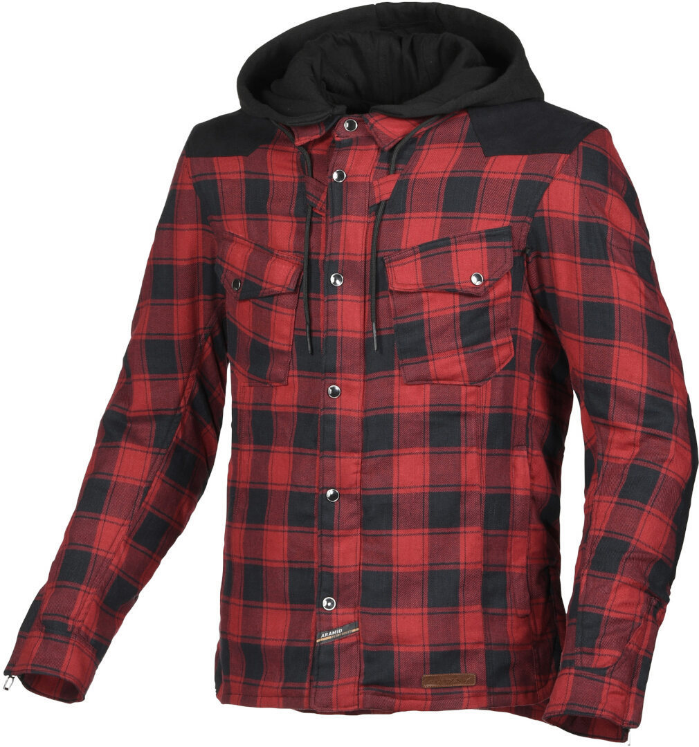 Macna Inland Motorcycle Textile Jacket, red, Size S, red, Size S