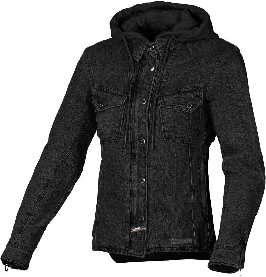 Macna Inland Ladies Motorcycle Textile Jacket, black, Size S for Women, black, Size S for Women