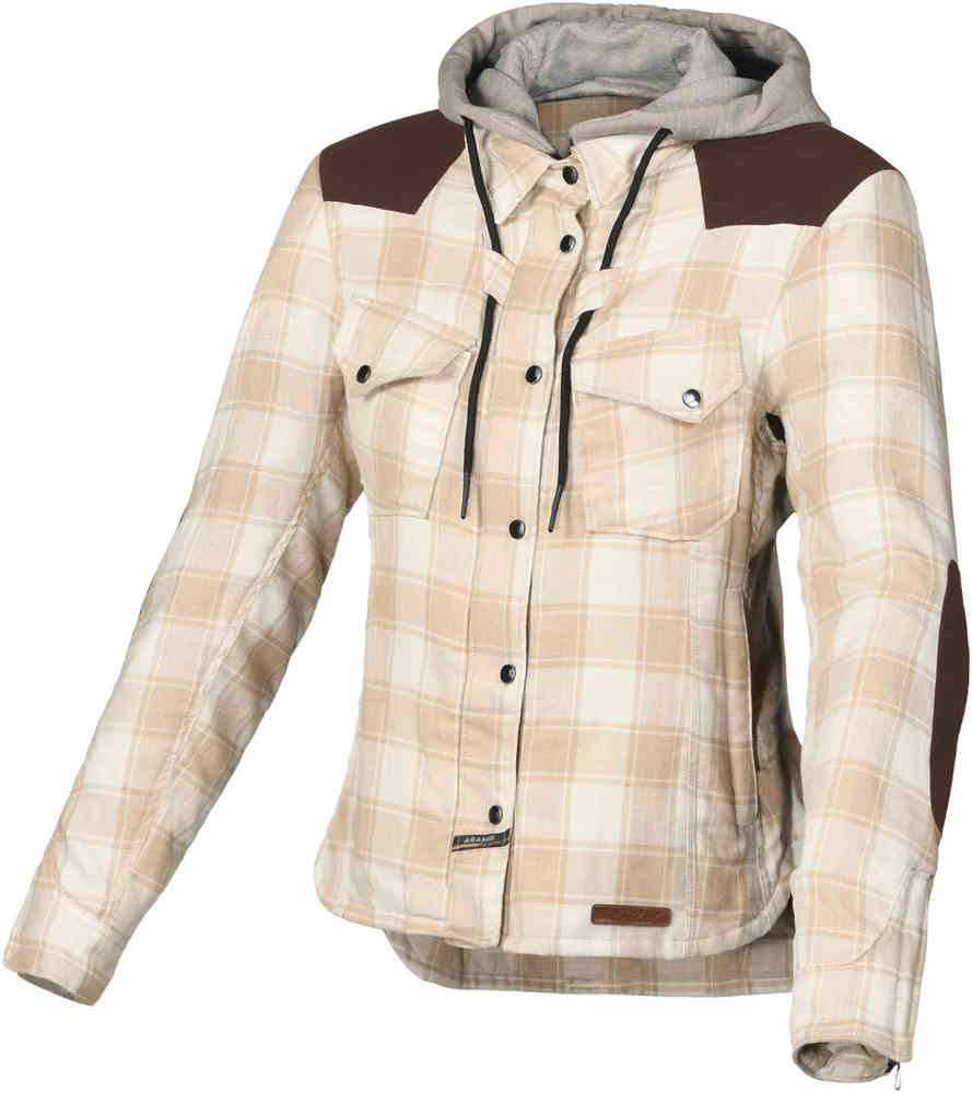 Macna Inland Plaid Damen Motorrad Textiljacke