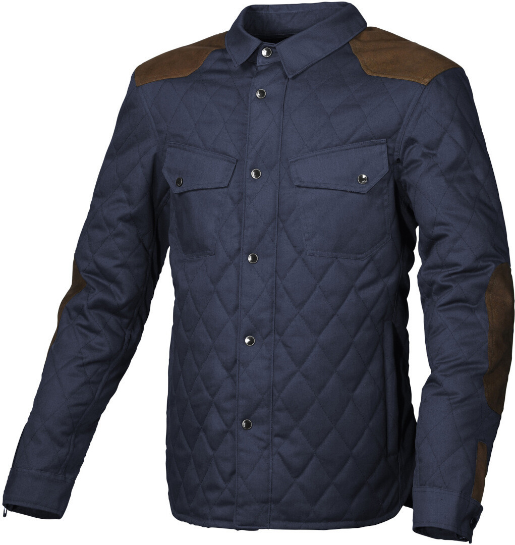 Macna Inland Quilted Motorcycle Textile Jacket, blue, Size 2XL, blue, Size 2XL